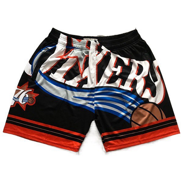 Shorts NBA Philadelphia 76ers Schwarz