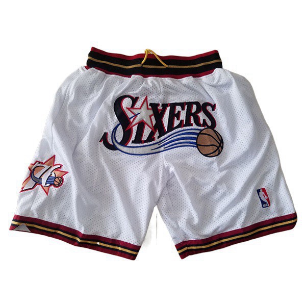 Shorts NBA Philadelphia 76ers Weiß