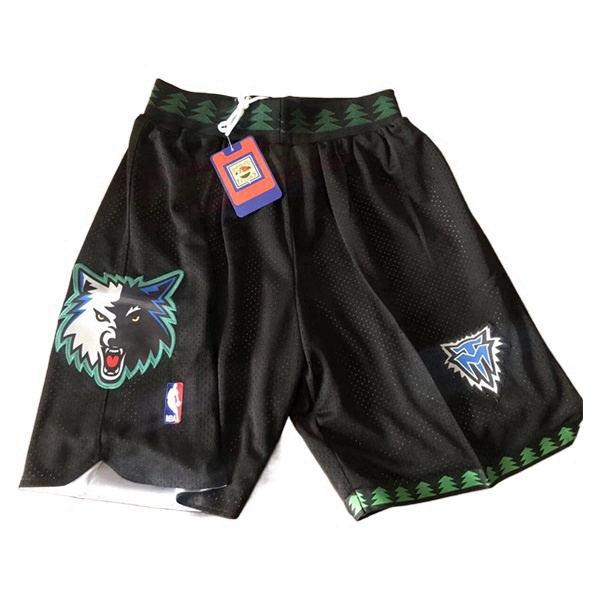 Shorts NBA Minnesota Timberwolves Schwarz