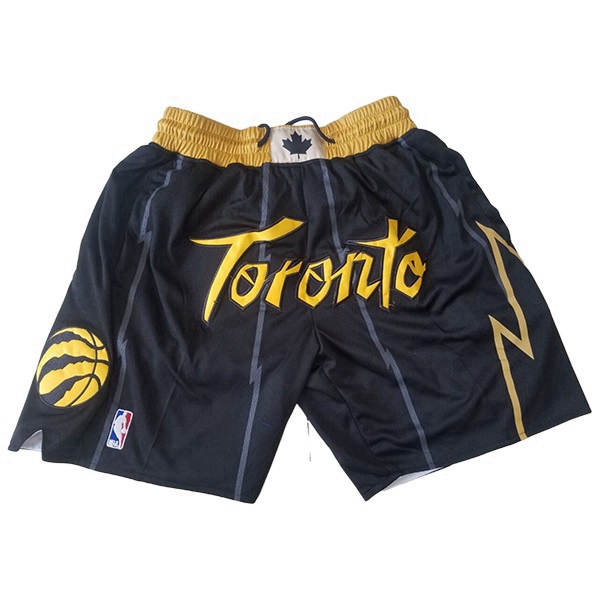 Shorts NBA Toronto Raptors Schwarz