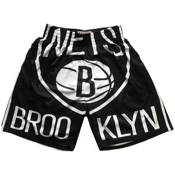 Shorts NBA Brooklyn Nets Schwarz