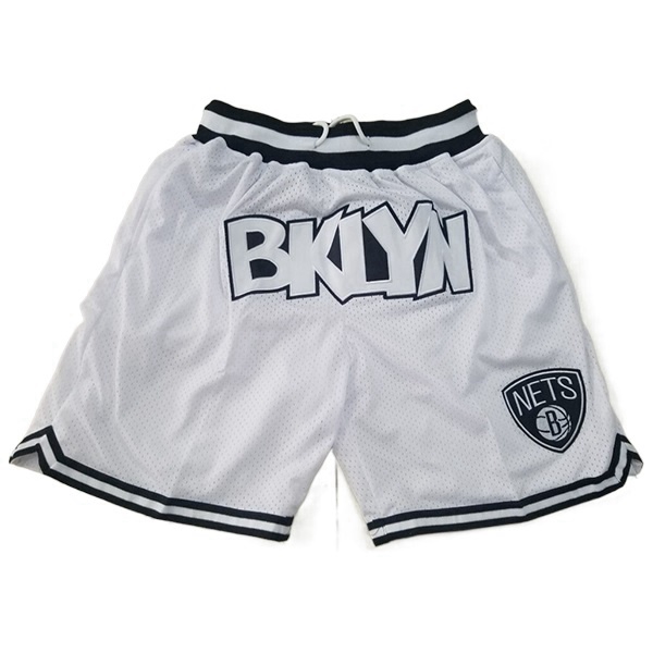 Shorts NBA Brooklyn Nets Weiß