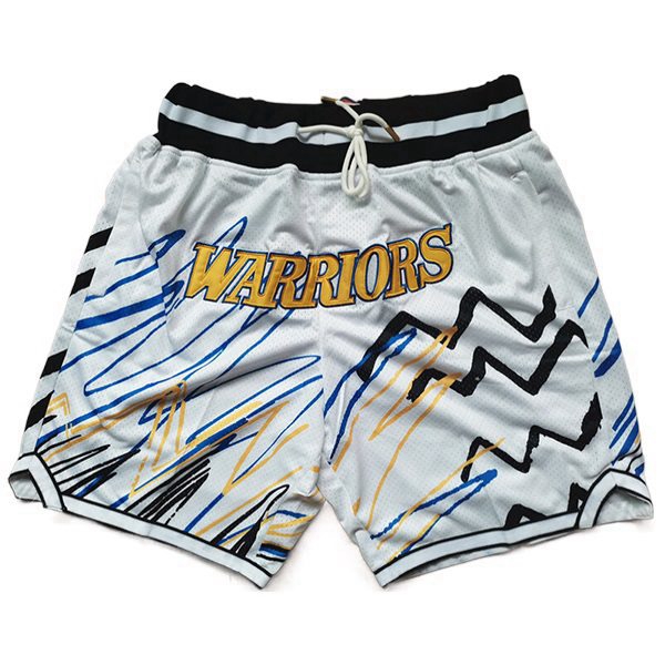 Shorts NBA Golden State Warriors Weiß