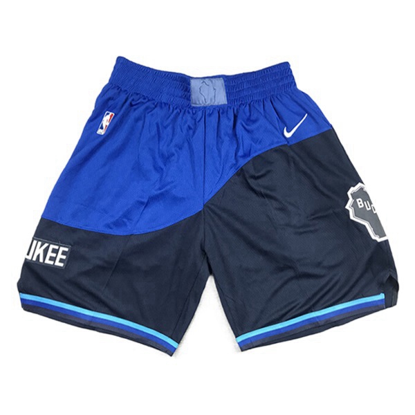 Shorts NBA Milwaukee Bucks Blau