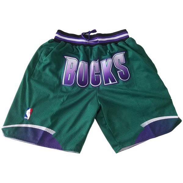 Shorts NBA Milwaukee Bucks Grün