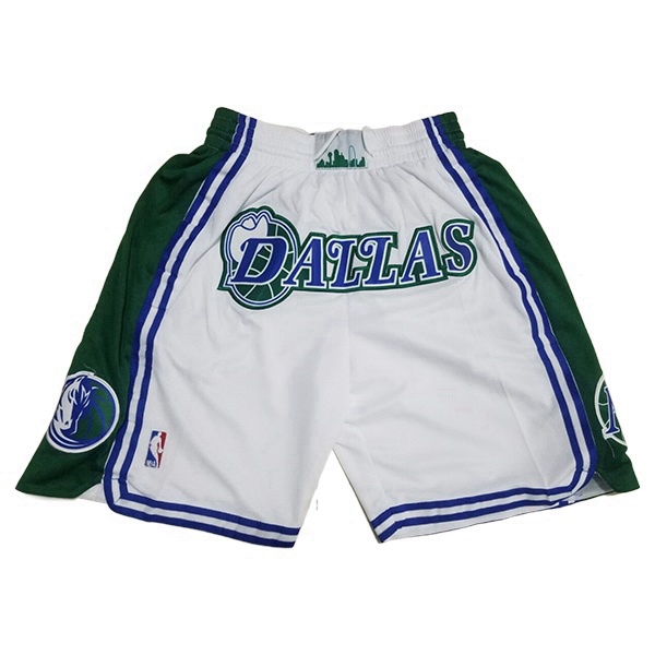 Shorts NBA Dallas Mavericks Weiß