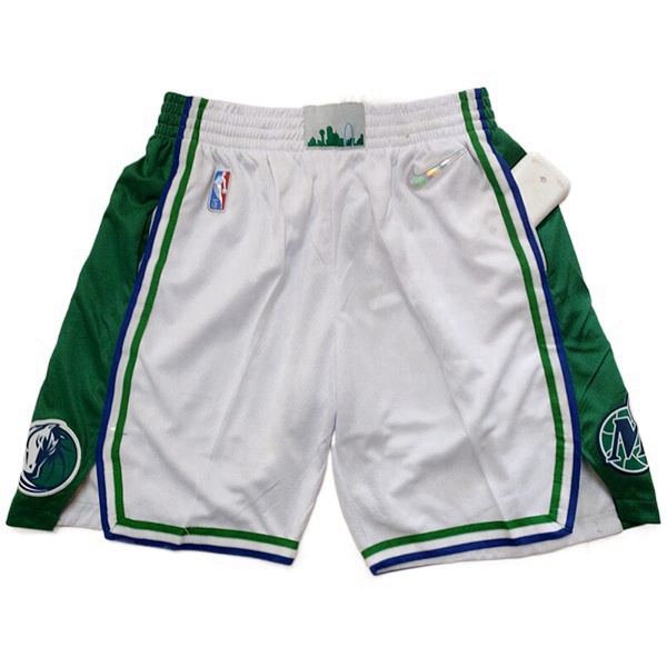 Shorts NBA Dallas Mavericks Weiß