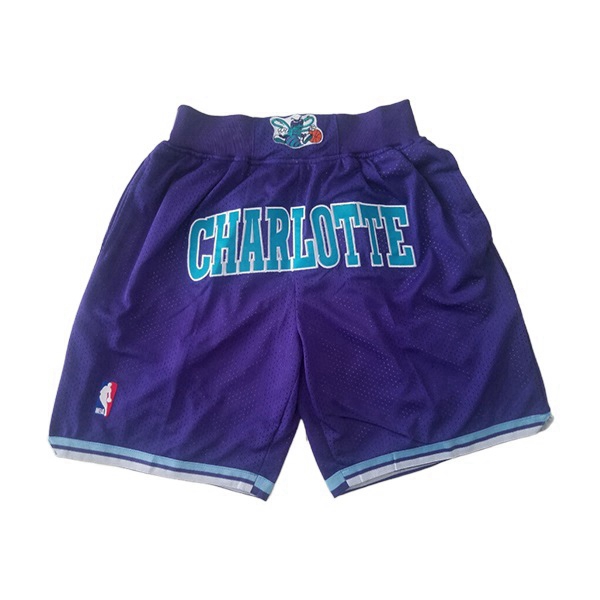 Shorts NBA Charlotte Hornets lila