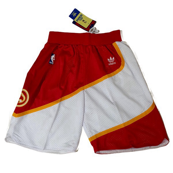 Shorts NBA Atlanta Hawks Rot/Weiß