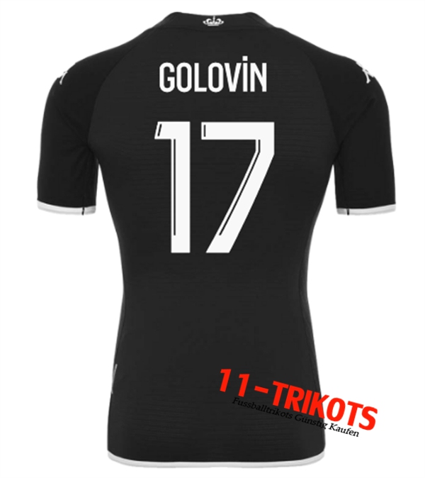 AS Monaco (GOLOVIN #17) 2022/2023 Auswärtstrikot