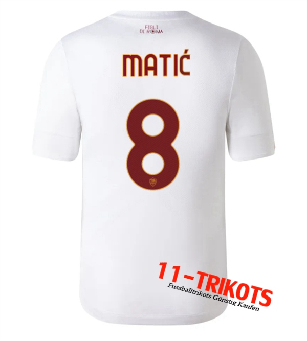AS Rom (MATIĆ #8) 2022/2023 Auswärtstrikot