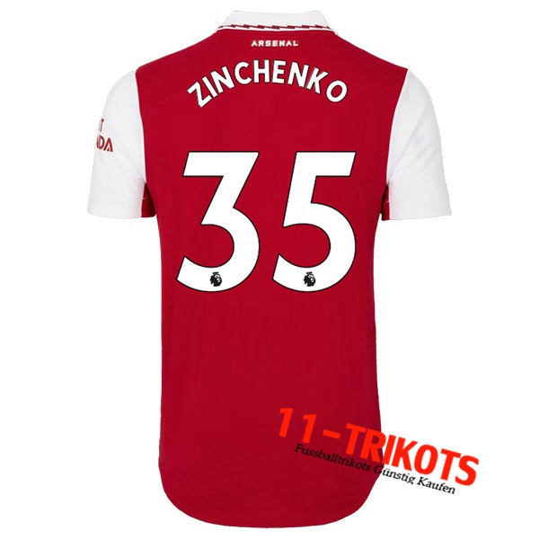 Arsenal (ZINCHENKO #35) 2022/2023 Heimtrikot