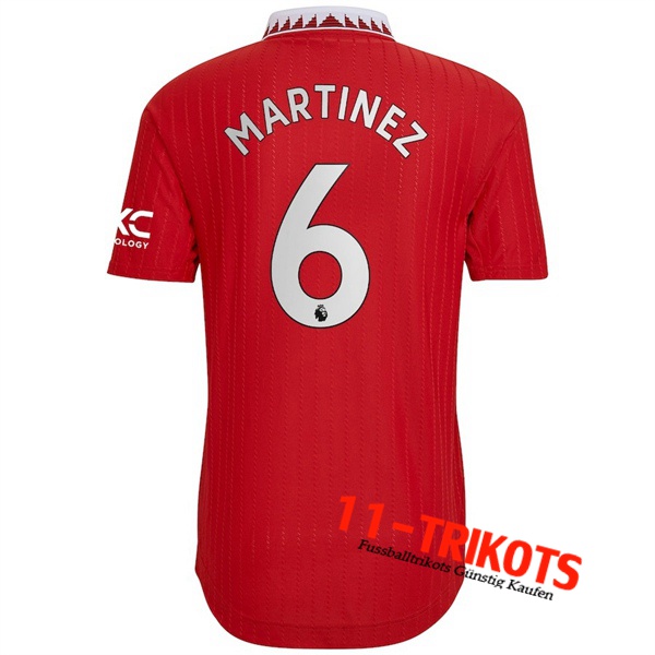 Manchester United (MARTÍNEZ #6) 2022/2023 Heimtrikot