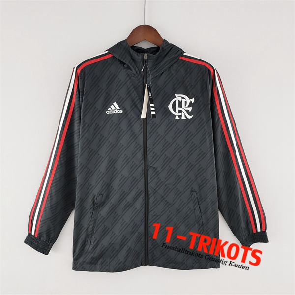 Flamengo Windjacke Schwarz/Weiß 2022/2023