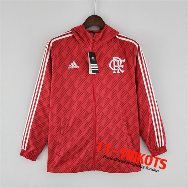 Flamengo Windjacke Weiß/Rot 2022/2023