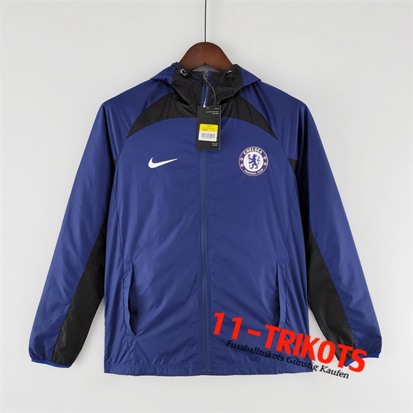 FC Chelsea Windjacke Blau/Schwarz 2022/2023