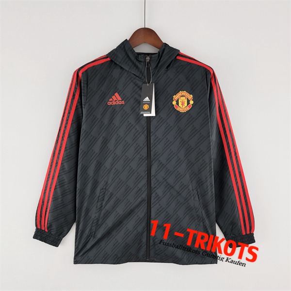 Manchester United Windjacke Schwarz 2022/2023