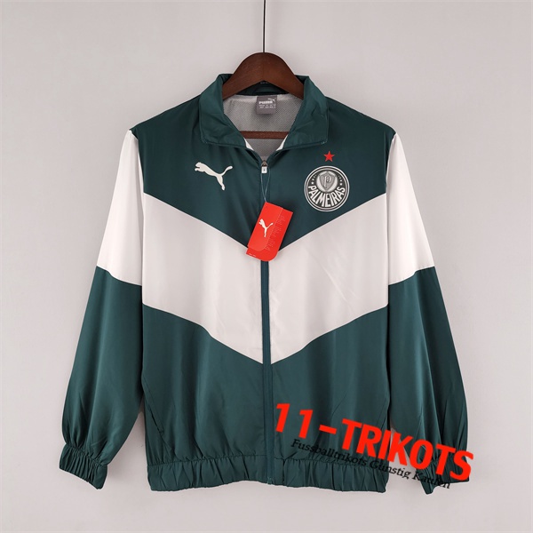 Palmeiras Windjacke Grün/Weiß 2022/2023