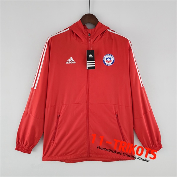 Chile Windjacke Rot 2022/2023