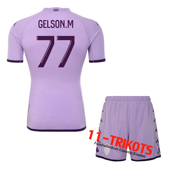 AS Monaco (GELSON.M #77) Kinder Third Trikot 2022/2023