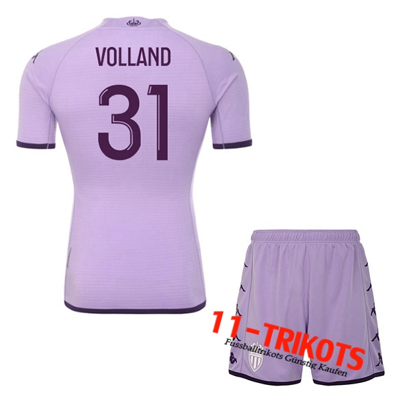 AS Monaco (VOLLAND #31) Kinder Third Trikot 2022/2023