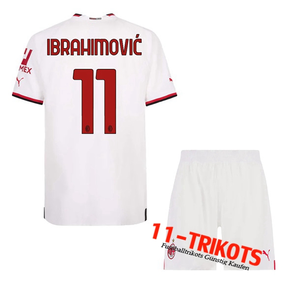 AC Milan (IBRAHIMOVIĆ #11) Kinder Auswärtstrikot 2022/2023