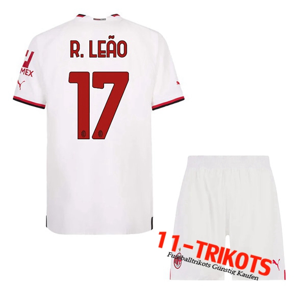 AC Milan (R.-LEÃO #17) Kinder Auswärtstrikot 2022/2023