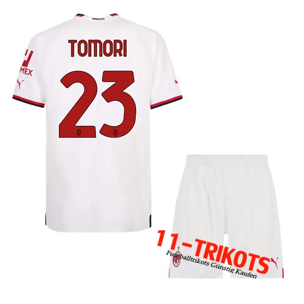 AC Milan (TOMORI #23) Kinder Auswärtstrikot 2022/2023