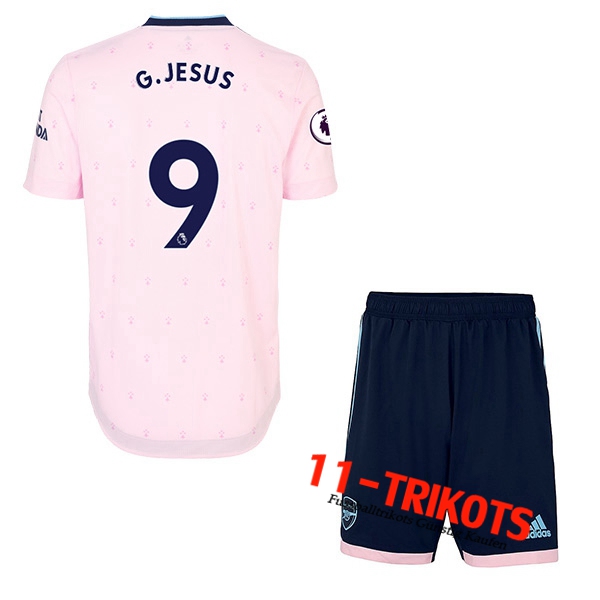 Arsenal (G.JESUS #9) Kinder Third Trikot 2022/2023