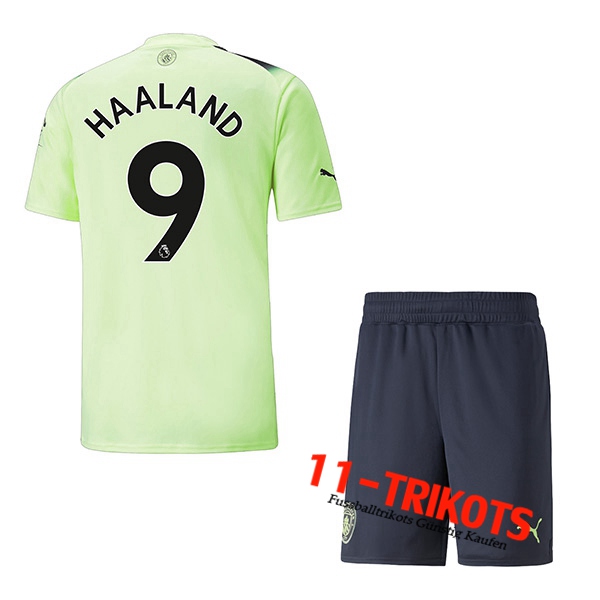 Manchester City (HAALAND #9) Kinder Third Trikot 2022/2023