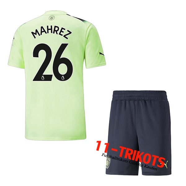 Manchester City (MAHREZ #26) Kinder Third Trikot 2022/2023