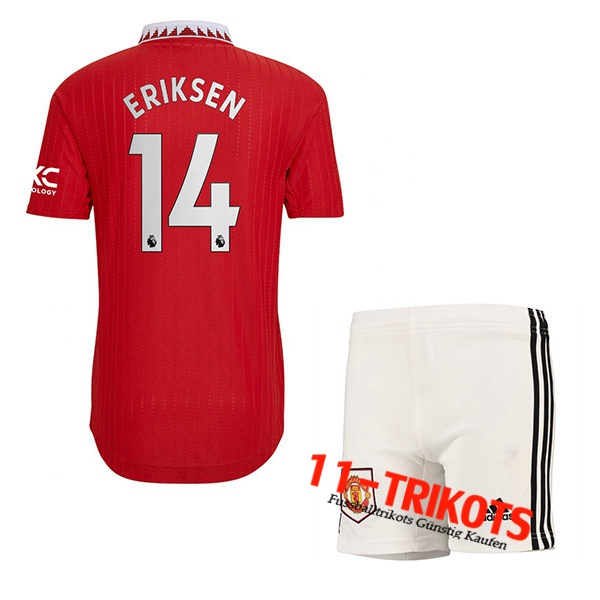 Manchester United (ERIKSEN #14) Kinder Heimtrikot 2022/2023