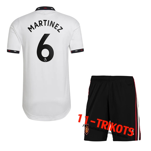 Manchester United (MARTÍNEZ #6) Kinder Auswärtstrikot 2022/2023