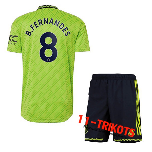 Manchester United (B. FERNANDES #8) Kinder Third Trikot 2022/2023