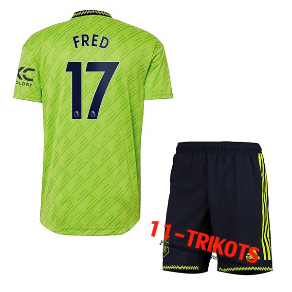 Manchester United (FRED #17) Kinder Third Trikot 2022/2023