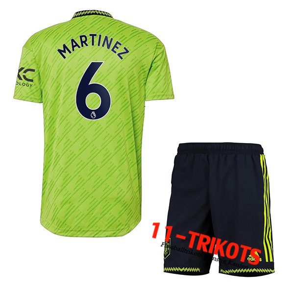 Manchester United (MARTÍNEZ #6) Kinder Third Trikot 2022/2023