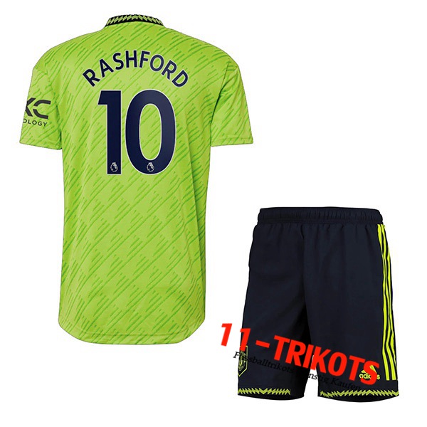 Manchester United (RASHFORD #10) Kinder Third Trikot 2022/2023