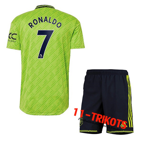 Manchester United (RONALDO #7) Kinder Third Trikot 2022/2023