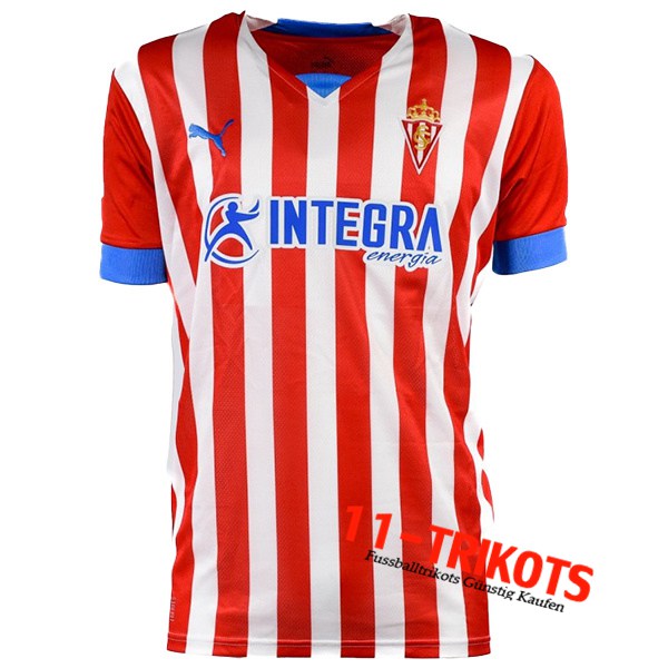 Neues Sporting Gijon Heimtrikot 2022/2023