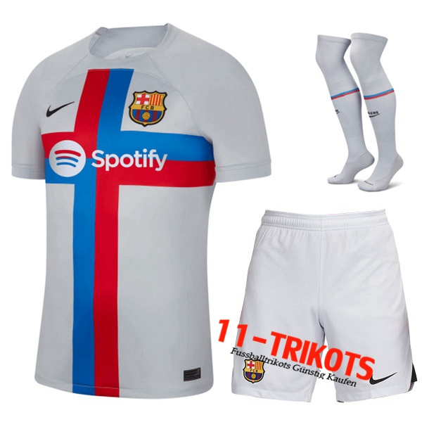 FC Barcelona Third Trikot (Short + Socken) 2022/2023