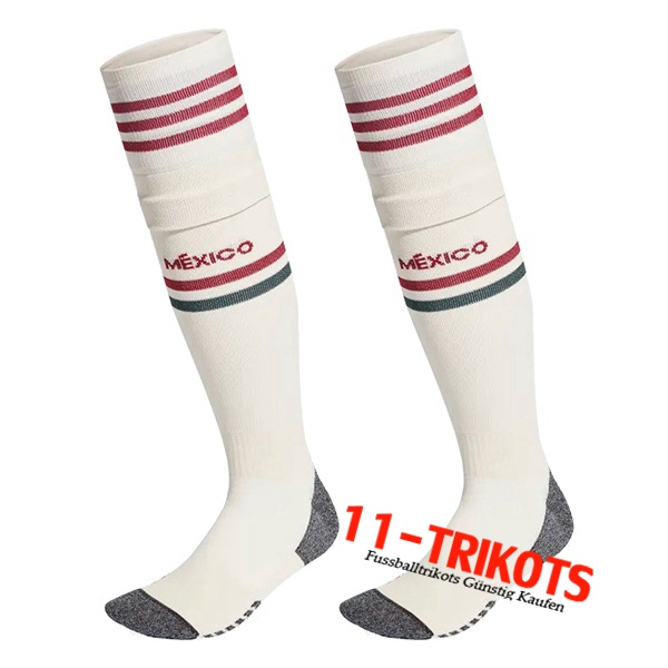 Fussball Socken Mexiko Auswärtstrikot 2022/2023