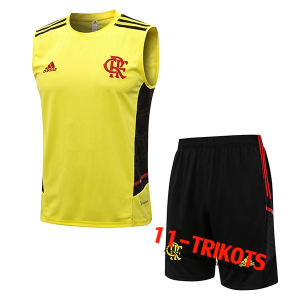 Trainings-Tanktop + Shortss Flamenco Gelb 2022/2023