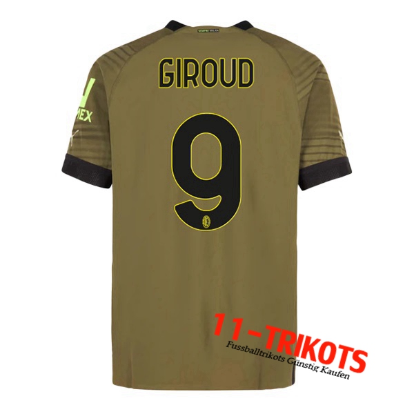 AC Milan (GIROUD #9) 2022/2023 Third Trikot