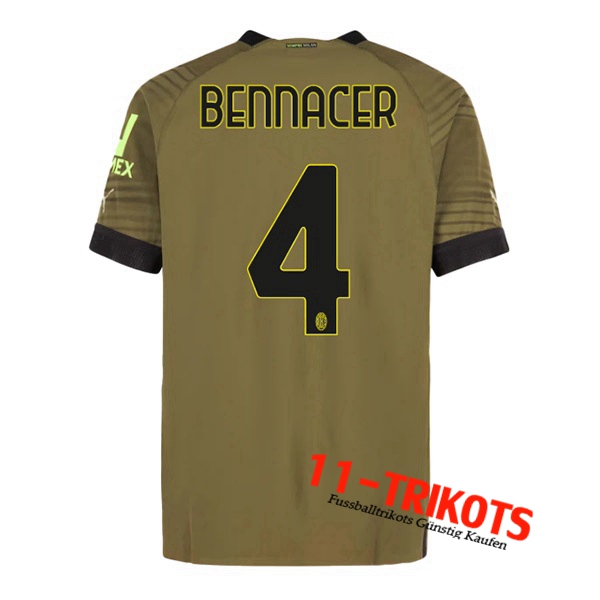 AC Milan (BENNACER #4) 2022/2023 Third Trikot