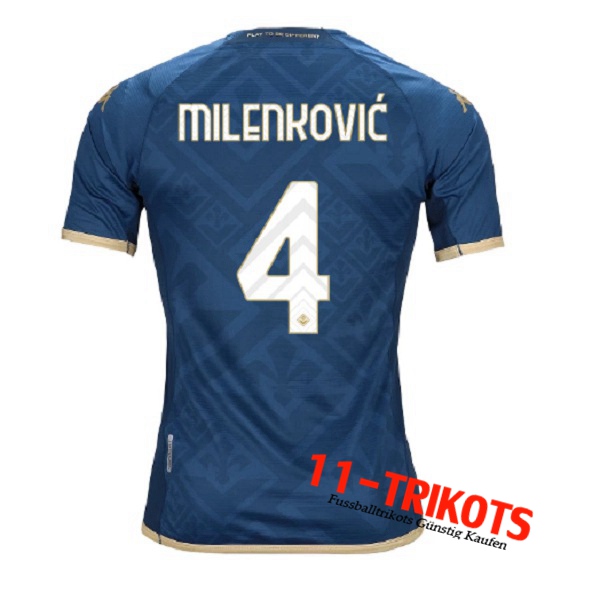 ACF Fiorentina (MILENKOVIĆ #4) 2022/2023 Third Trikot
