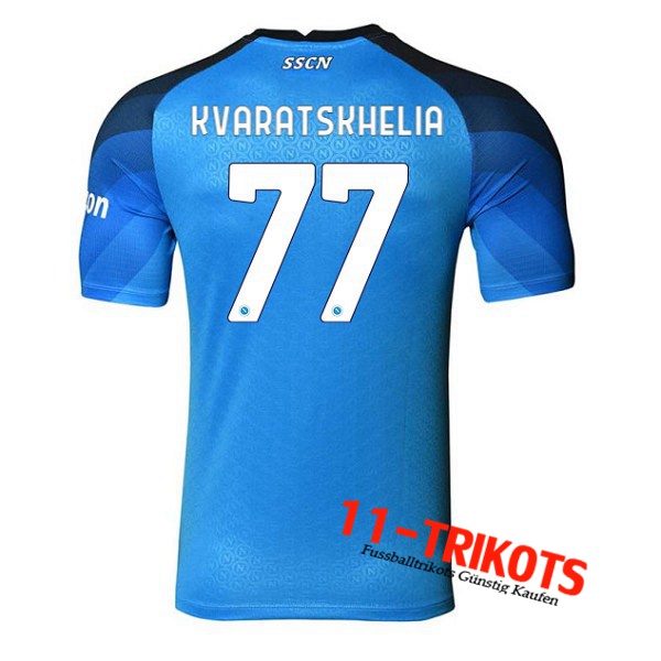 SSC Neapel (KVARATSKHELIA #77) 2022/2023 Heimtrikot