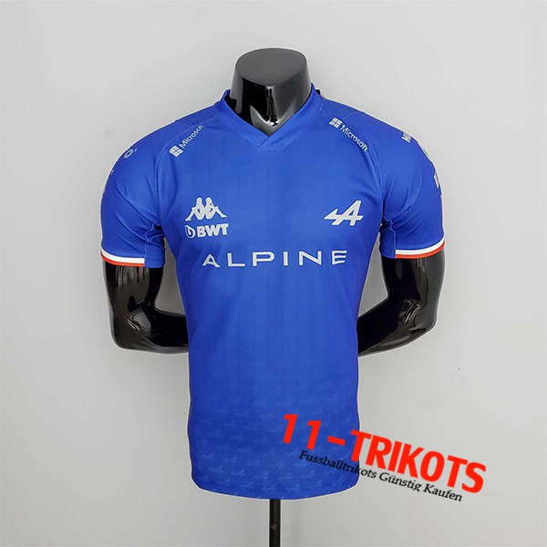 T-Shirt F1 Alpine Racing Team Blau 2022