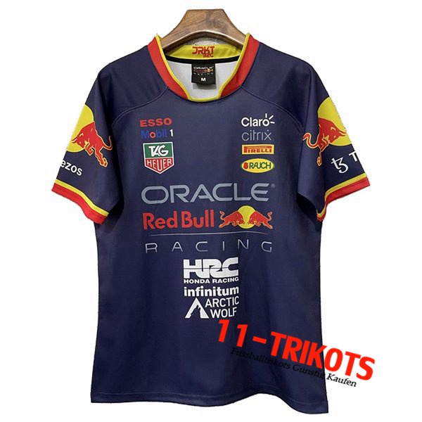 T-Shirt F1 RedBull Racing Team Dunkelblau 2022