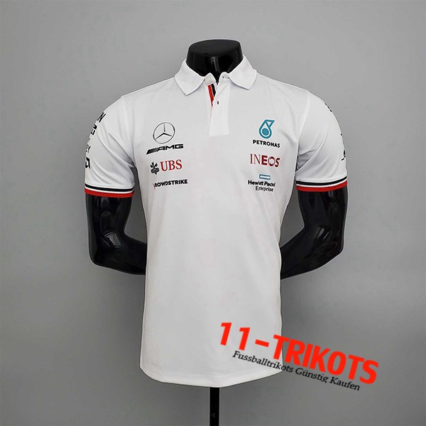 Polo F1 Mercedes Benz Team Weiß 2022