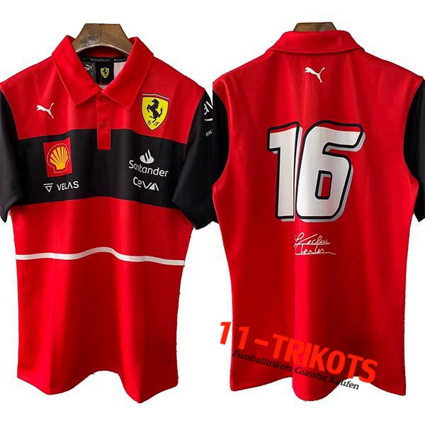 Polo F1 Scuderia Ferrari Team Rot 2022